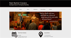 Desktop Screenshot of fbcthermopolis.org